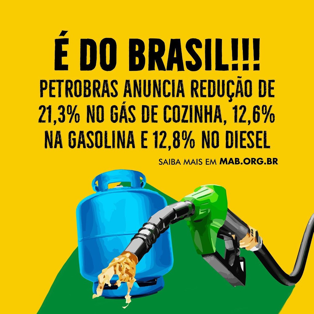 OS PREÇOS DA GASOLINA, DIESEL E GÁS DE COZINHA VÃO BAIXAR