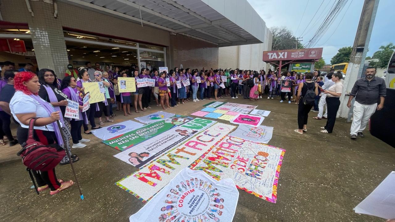 Mulheres se manifestaram por ampliação do Hospital Regional da Transamazônica